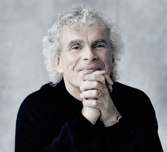 Sir Simon Rattle Portrait des Dirigenten Sir Simon Rattle