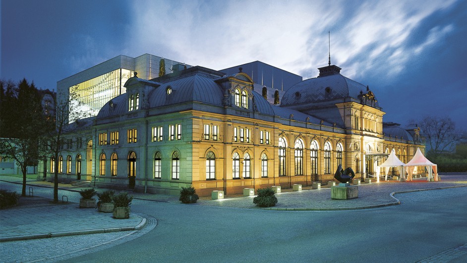 Baden-Baden Festspielhaus Baden-Baden am Abend
