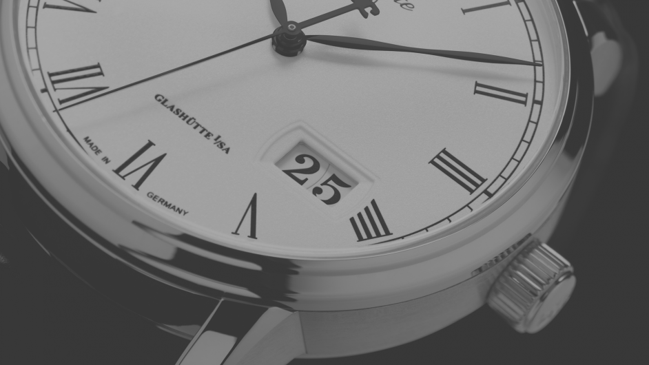 Termine Ziffernblatt einer Uhr