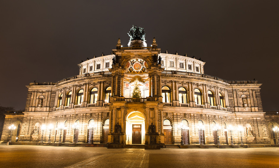 04 Dresden, Semperoper Aussenansicht: