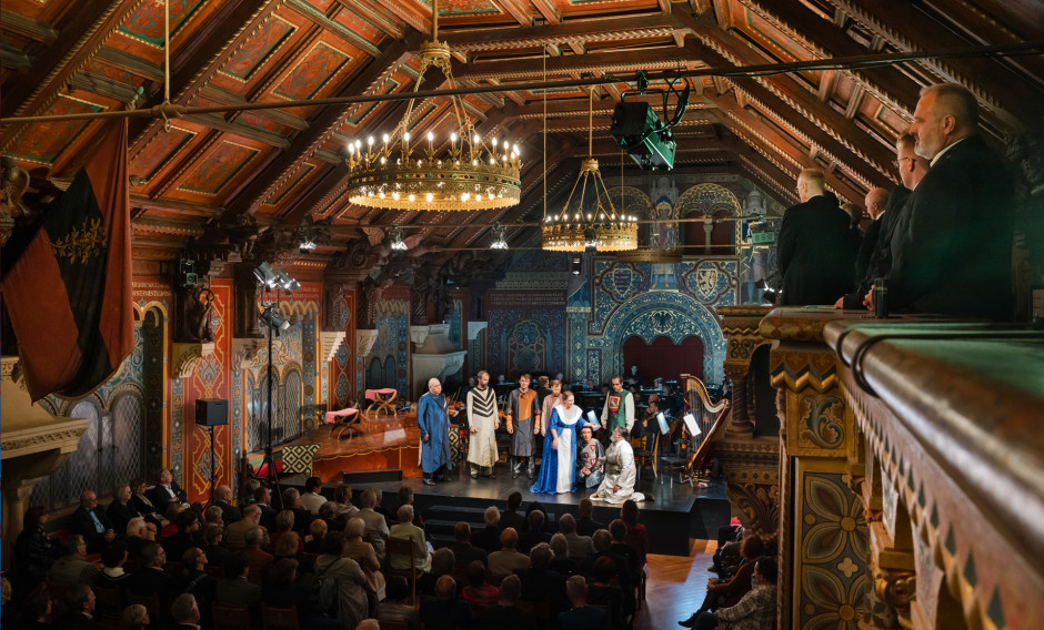 08 Wartburg, Szene aus "Tannhäuser auf der Wartburg": 